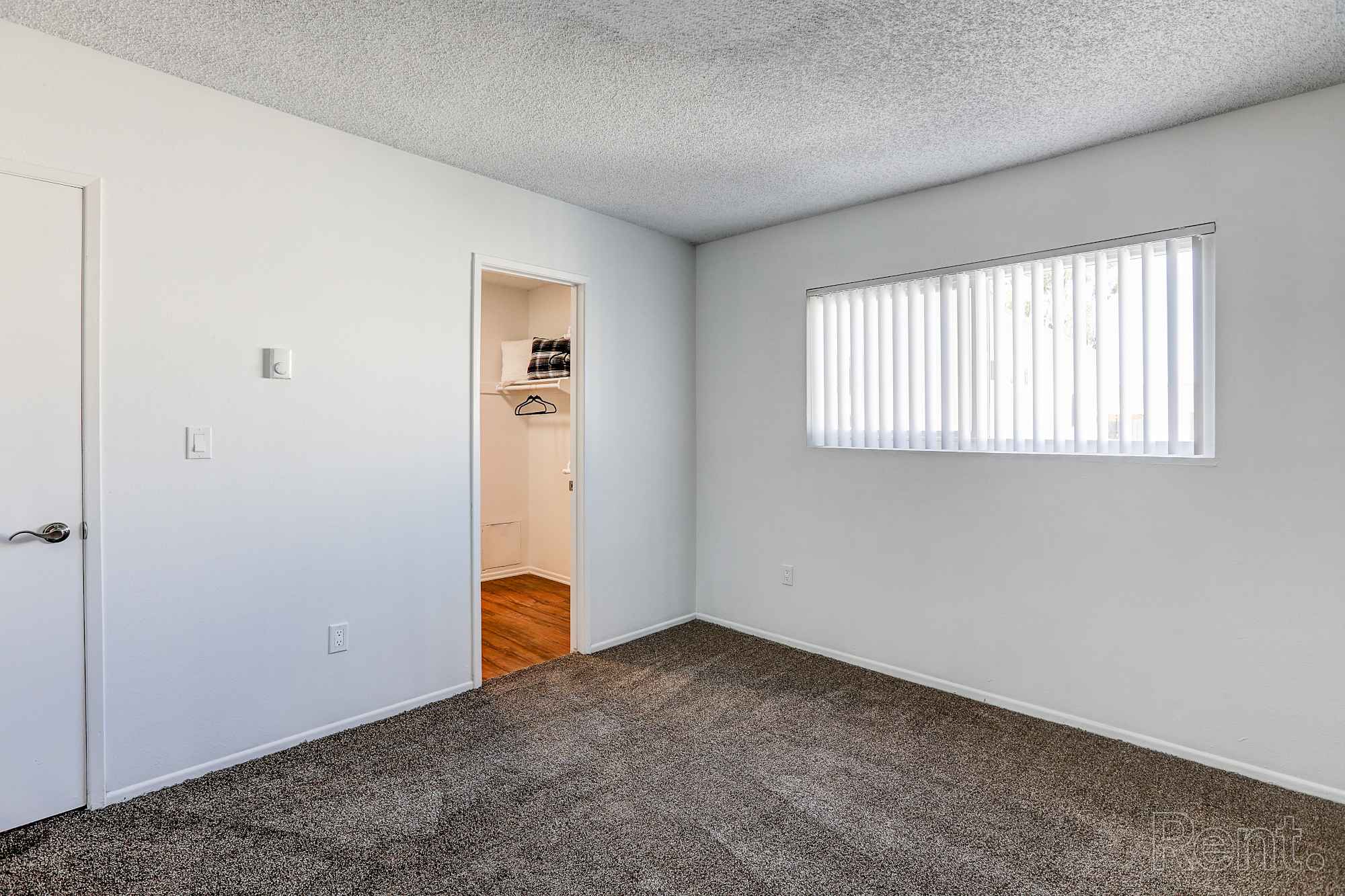bedroom and closet floorplan f at Chateau de Ville