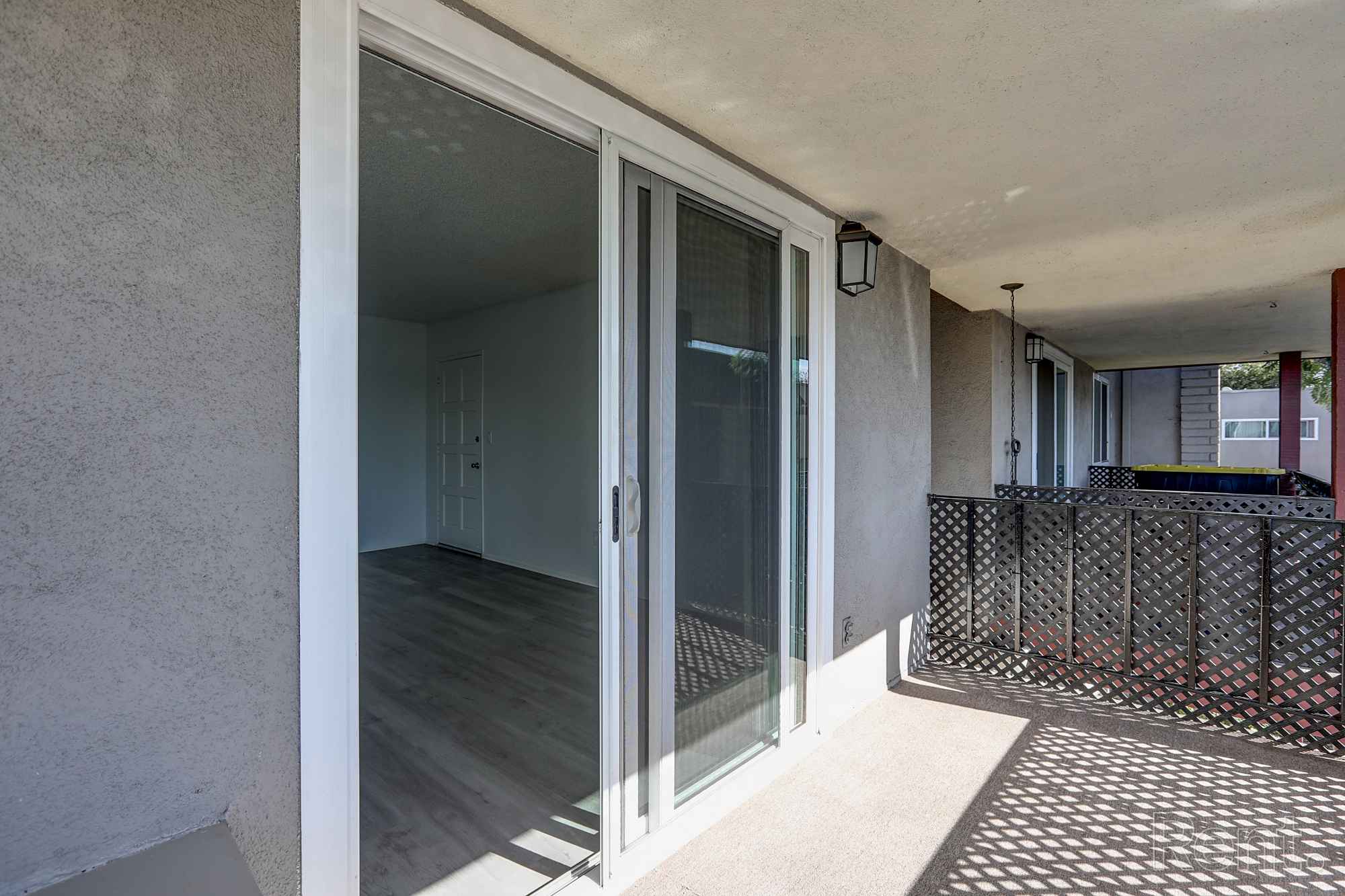 back patio floorplan e at Chateau de Ville